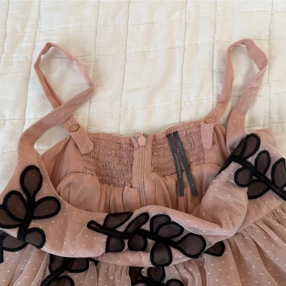 Anthropologie Blush Pink Layered Dress - Picture 2 of 5